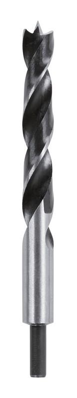 MECHE A BOIS TROIS POINTES Diamètre mm 18 - Longueur utile mm 130 - Longueur totale mm 200