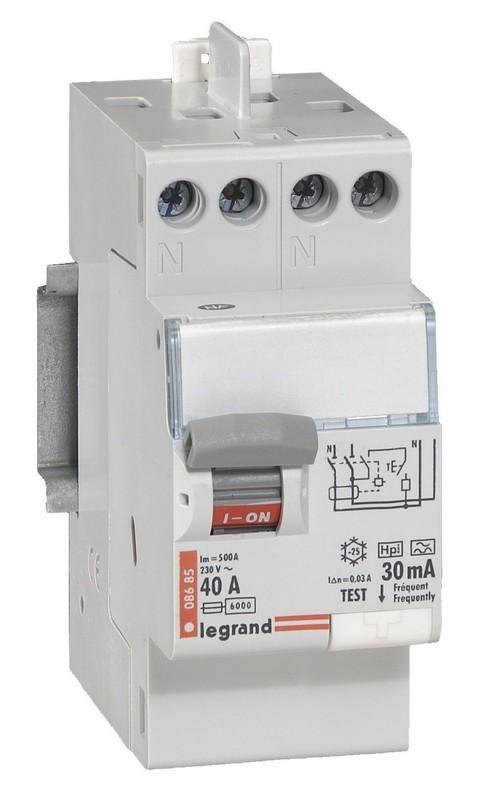 INTERRUPTEUR DIFFERENCIEL BIP 40A 30MA TYPE A