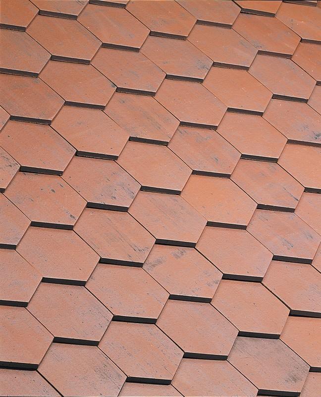 TUILE FER DE LANCE 16 X 38 ROUGE ANCIEN