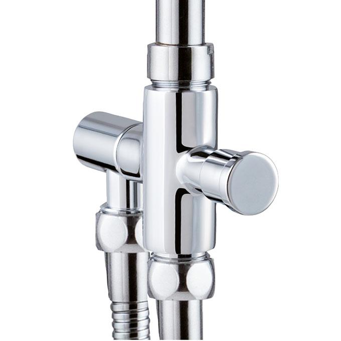 Colonne de douche VENEZIA SWITCH sans robinet avec inverseur à tirette          