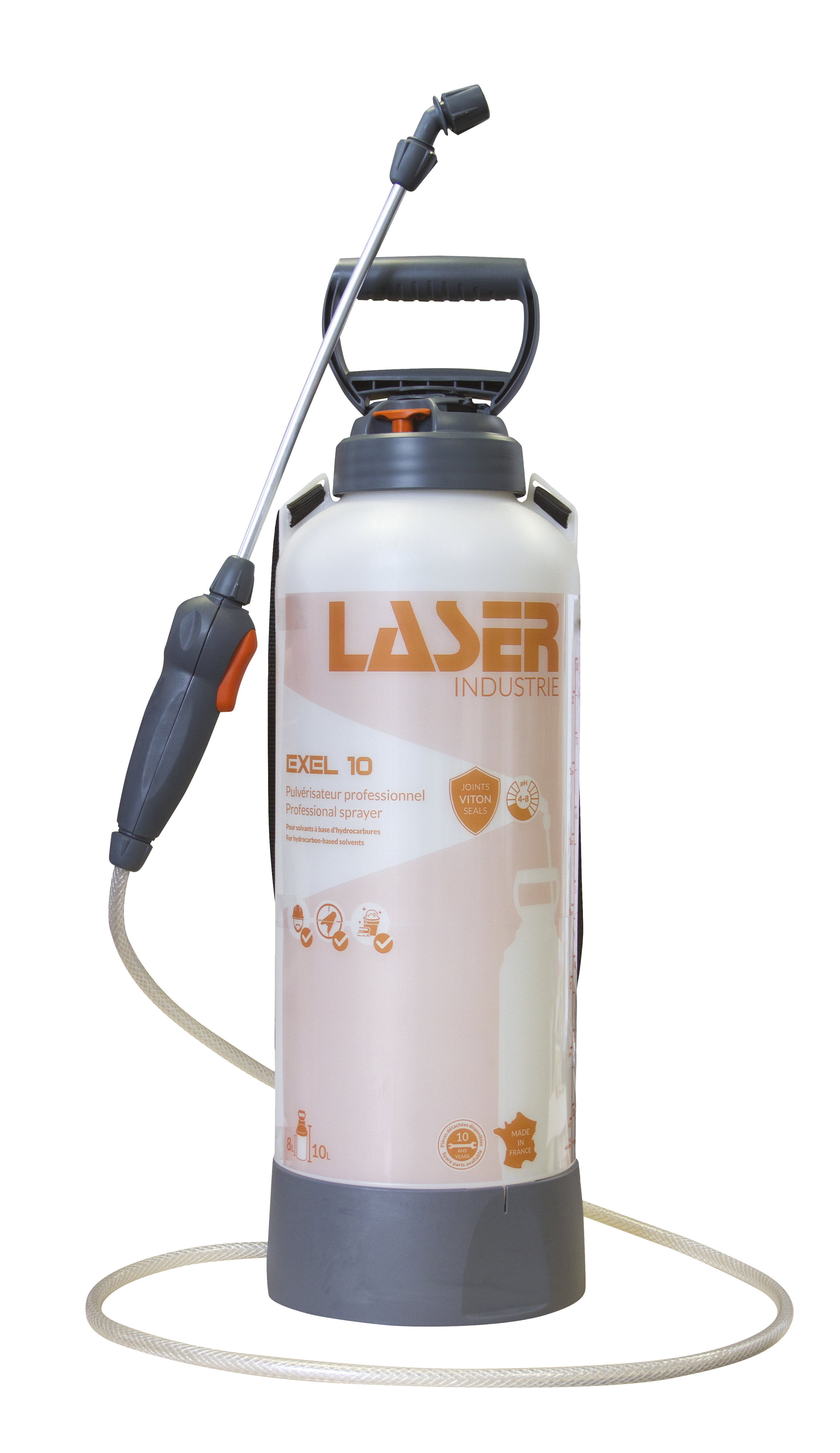 Pulvérisateur EXEL 10 Viton 8 L produits solvantés