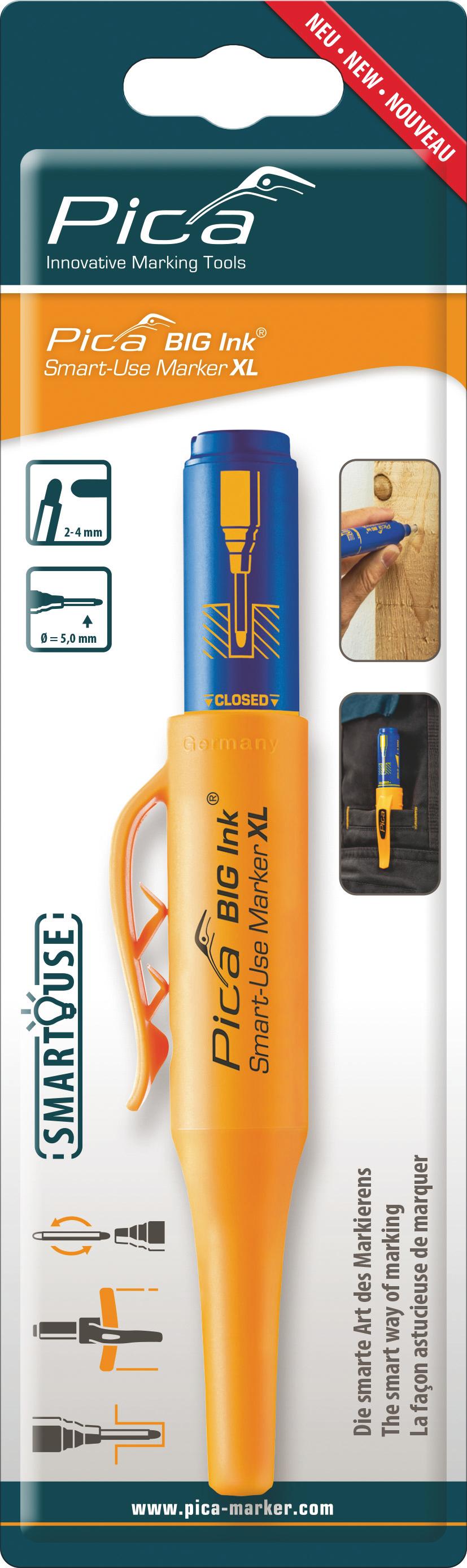 Marqueur big ink bleu - Pica