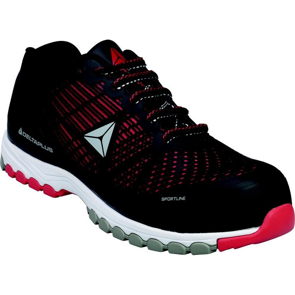 Chaussures Basses - DELTA SPORT S1P - Noir/Rouge- T.44