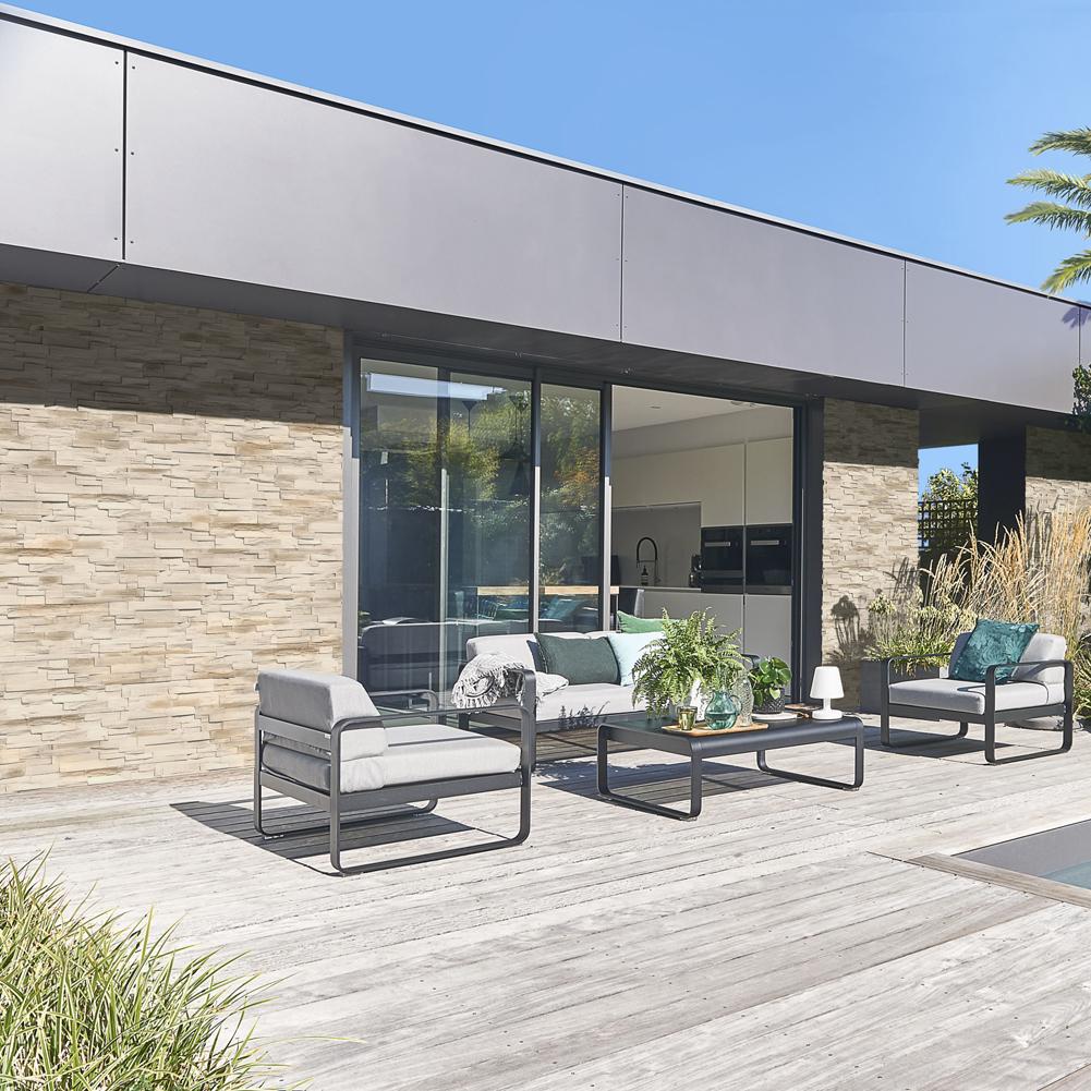 Parement Z GAIA L.44x Ht15cm LHT47cm ép.3cm - Coloris Ton Naturel