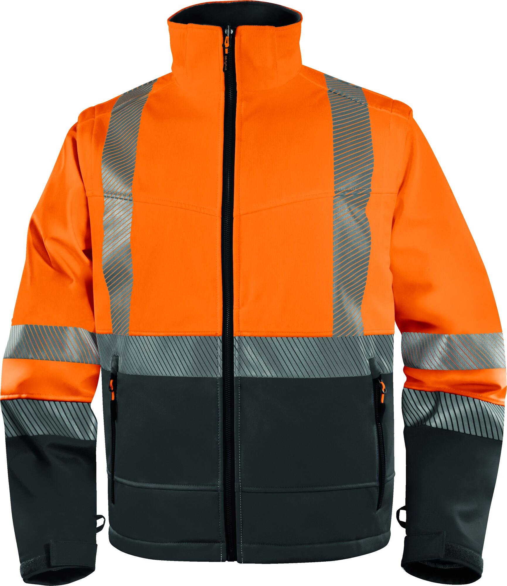 Veste FAST- Stretch -2 en 1 -  Haute visibilité - Orange/Gris - T.M