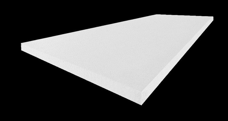 Panneau polystyrène expansé sol sous-chape RESI l.0.5 mxL.1.2 mxEp.20 mm,  R0.5