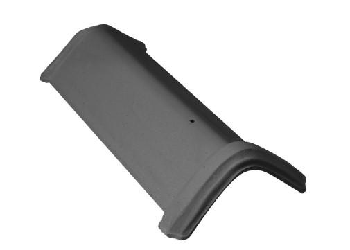 Faitière angulaire marseille terre cuite brun rustique - long. 45 cm x larg. 22,5 cm