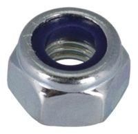 Ecrou frein Acier zingué Ø10 Blister de 4