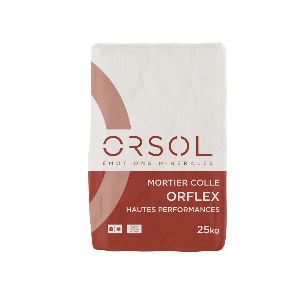 Mortier colle - ORFLEX HP - Coloris Blanc - Sac de 25kg