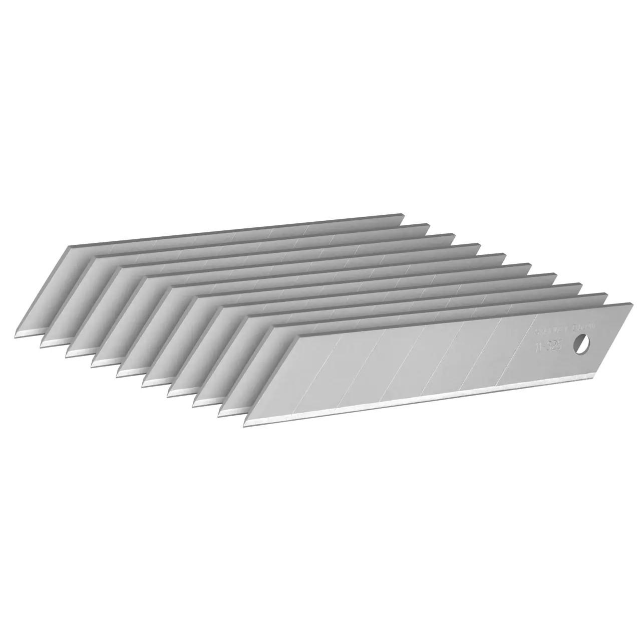 Lames de cutter renforcées 25 mm 7 segments x10