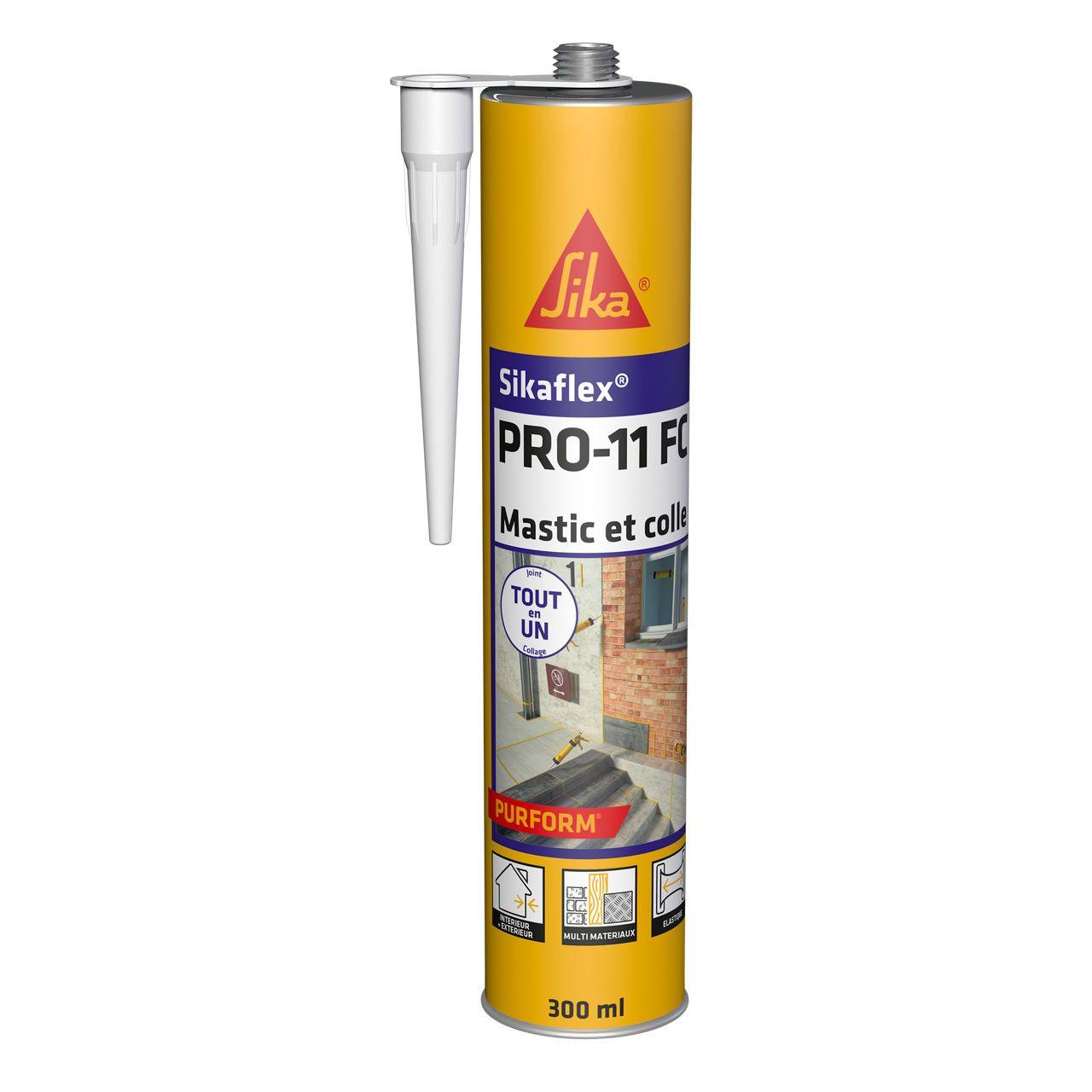 Mastic-colle Sikaflex PRO 11 FC PURFORM Marron - Cartouche de 300ml