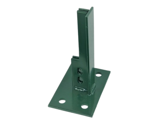 PLATINE POTEAU TITAN VERT RAL 6005