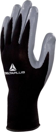 Gants DPVE712GR - Milieu Huileux - PE Nitrile - Noir/Gris - T.8