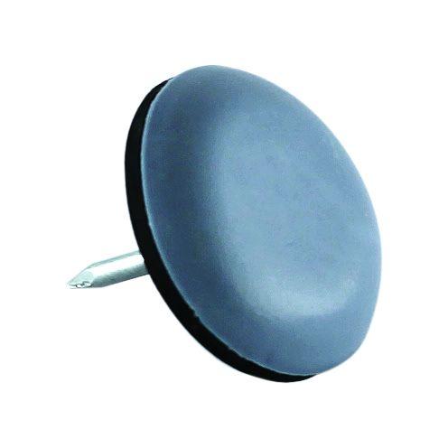 Patin rond A clouer Enveloppe PTFE bleu Ø25mm Blister de 4