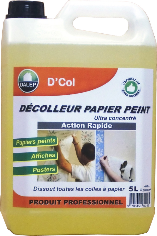 Décolleur papier peint D'COL Bidon 5 litres pour 400 à 2 000 m2