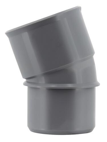 Coude Ø 40MM femelle-femelle à 20° à coller gris en PVC - Nicoll