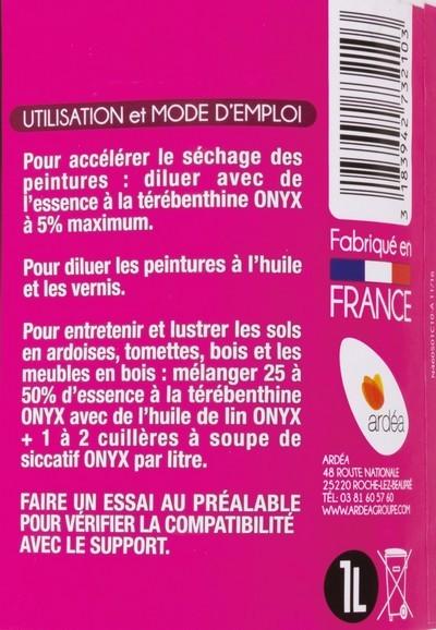 ESSENCE A LA TEREBENTHINE 1L