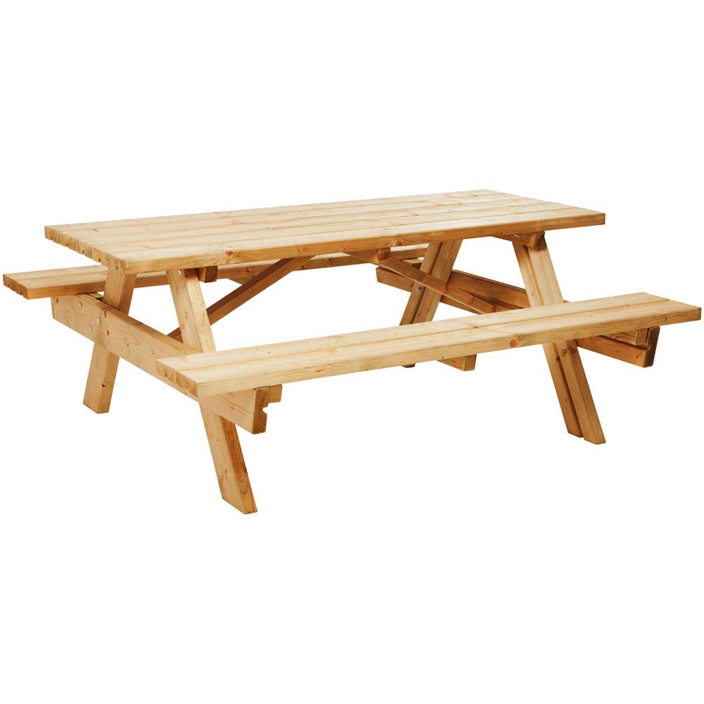 La table pique-nique en épicéa traité autoclave