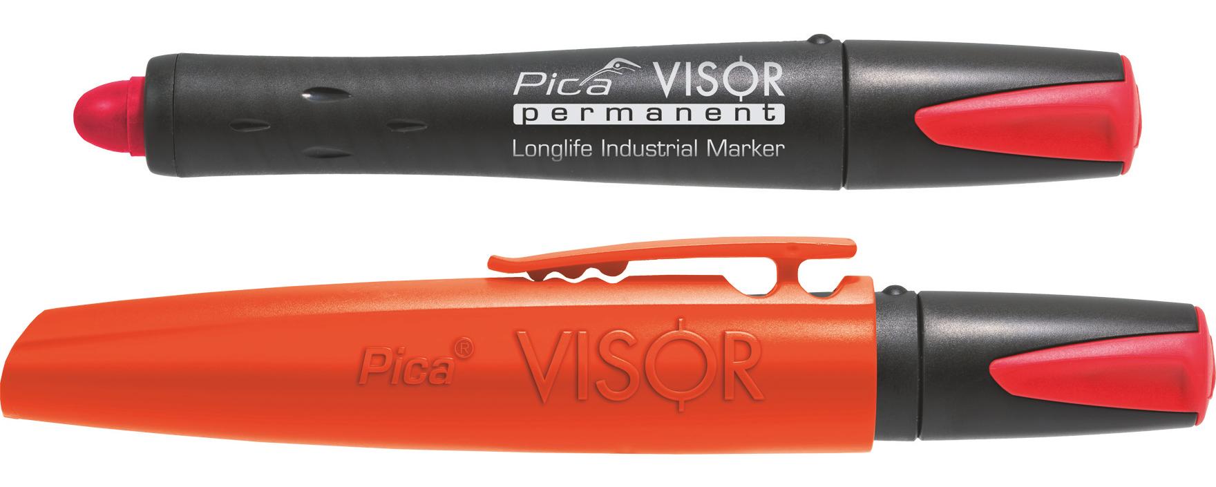 Marqueur permanent visor rouge - Pica