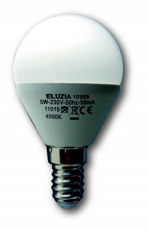 Ampoule Led- Mini sphérique Opale -3000K - 470L - 5W - E14