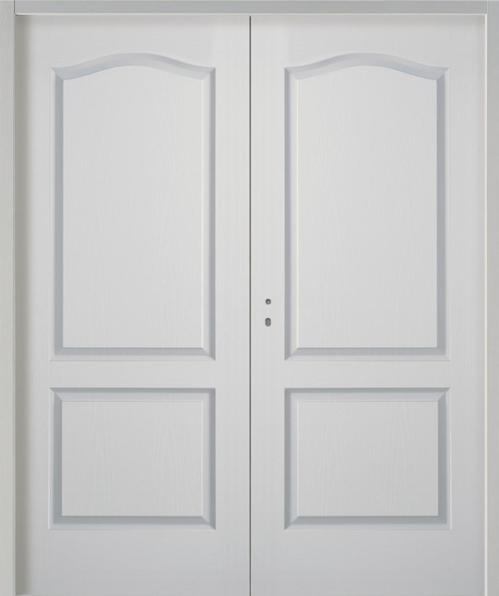 BLOC PORTE POSTFORMEE PREPEINTE PLAISANCE 2040 X 1260 DROITE POUSSANT HUISSERIE 88 X 55 RECOUVREMENT SANS JOINT CONFORT