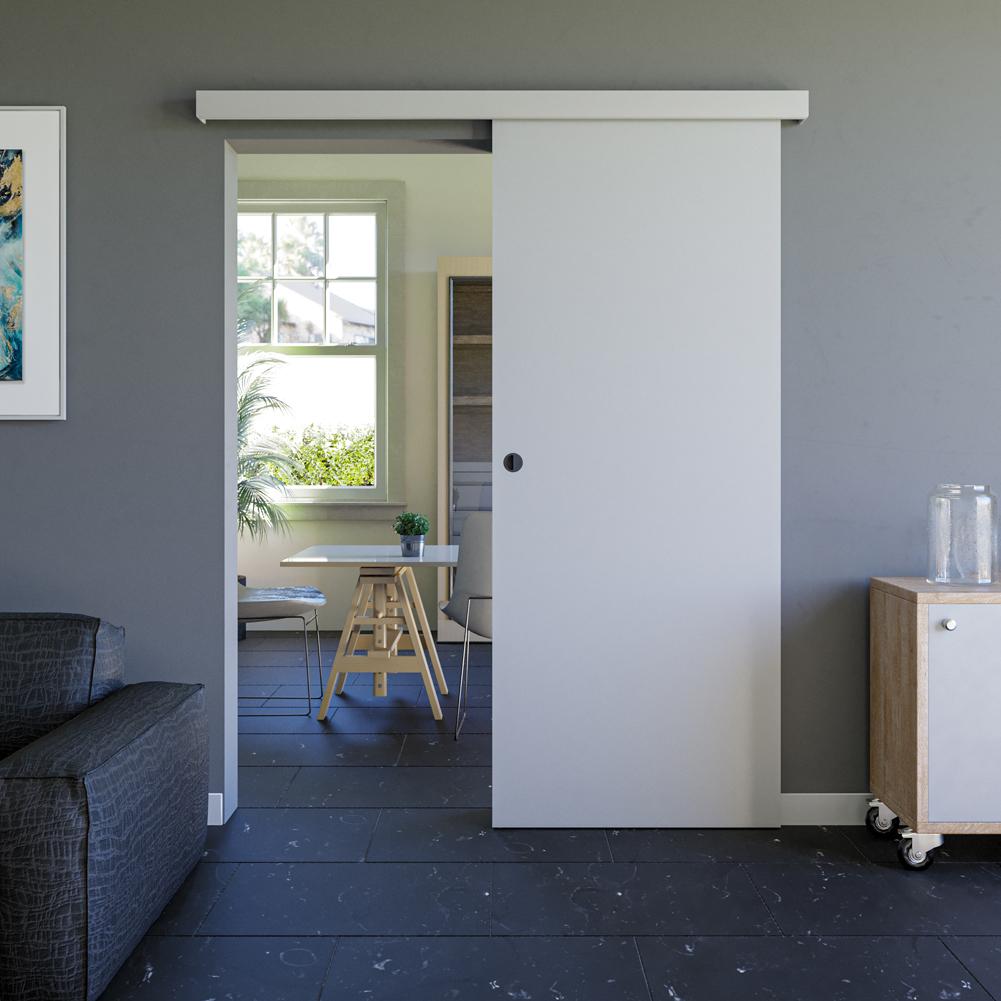 KIT YAKAPLIK RAIL + PORTE COUL 83CM KIT = RAIL COMPLET+CACHE+PORTE+POIGNÉE