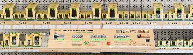 VIS HOX UNIVERSELLE  4.5 X 80 mm INCL. EMBOUT H 20 - P/75