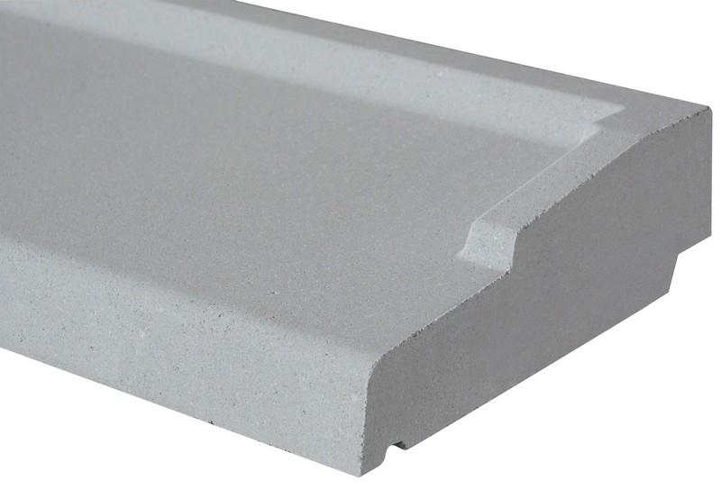 APPUI 35 NEZ ARRONDI GRIS 110 x 35 MONOBLOC