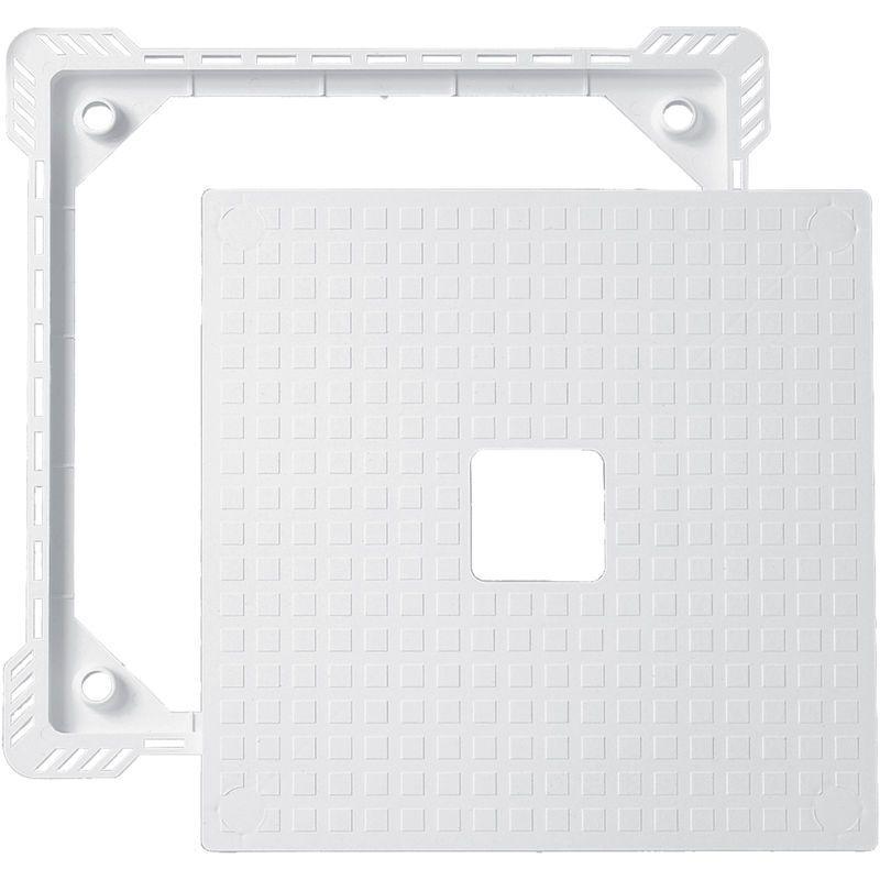 ACS400 TRAPPE DE VISITE EN PVC BLANC