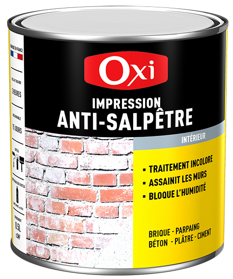 Peinture impression Anti Salpêtre - Incolore - Pot de 0,5L 