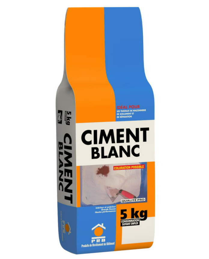Ciment Blanc - Sac de 5KG