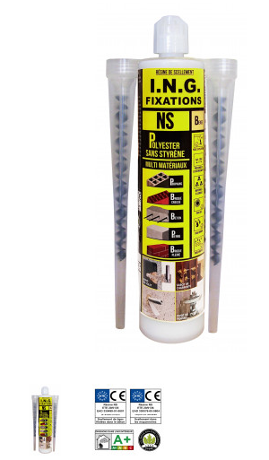 Résine de scellement ING 300ML NS beige sans styrène