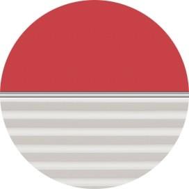 STORE VELUX DUO OCCULTANT ROUGE PLISSE BLANC DFD