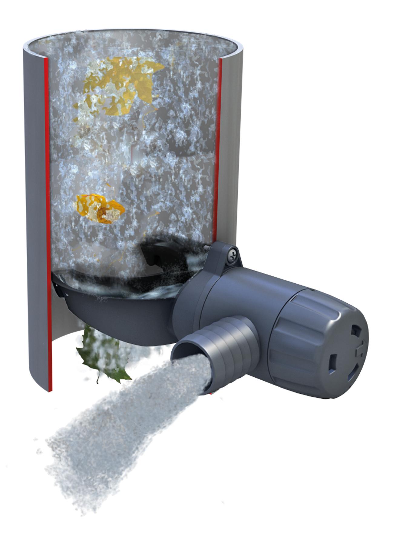 Collecteur de gouttière SPEEDY ECO DN80-100 Anthracite