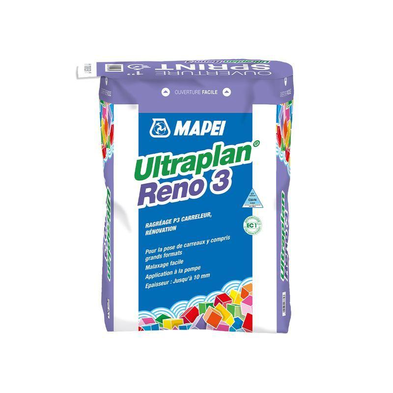 Ragréage sol P3 autolissant - ULTRAPLAN RENO 3 - Sac de 25KG