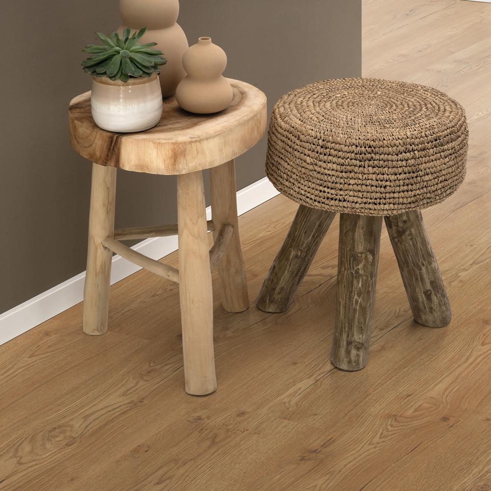 SOL STRATIFIE CLASSIC 8MM CLASSE 32 1292 X 193MM 4 chanfreins EPL144 Ch?ne Olchon miel