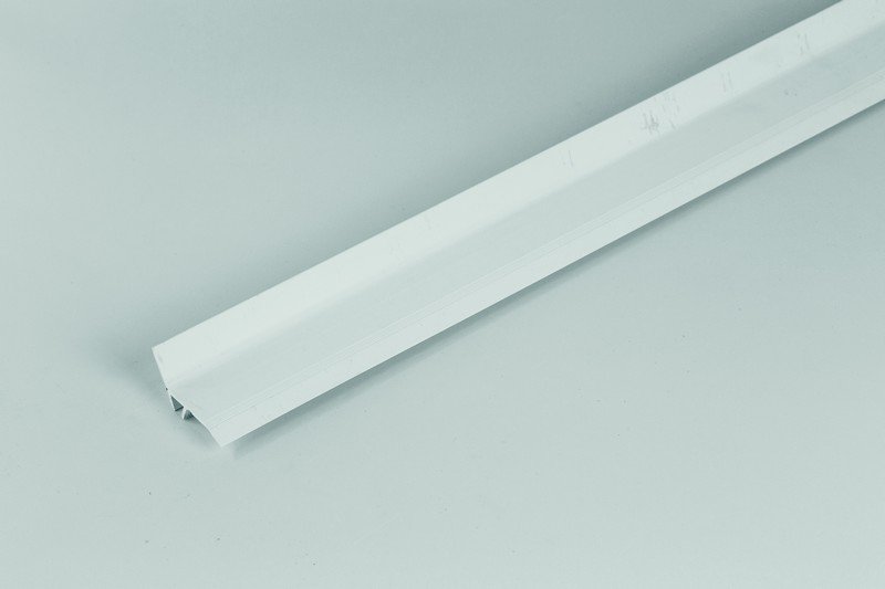 Couvre-joint 2 pcs en PVC blanc pour fenêtre ronde