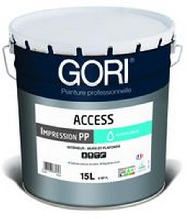 Peinture acrylique GORIACCESS Pièces sèches et humides classique mat blanc 15L