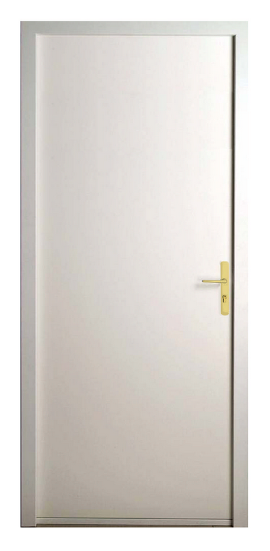Bloc porte acier isolée 200x90CM polyuréthane 40MM - poussant gauche