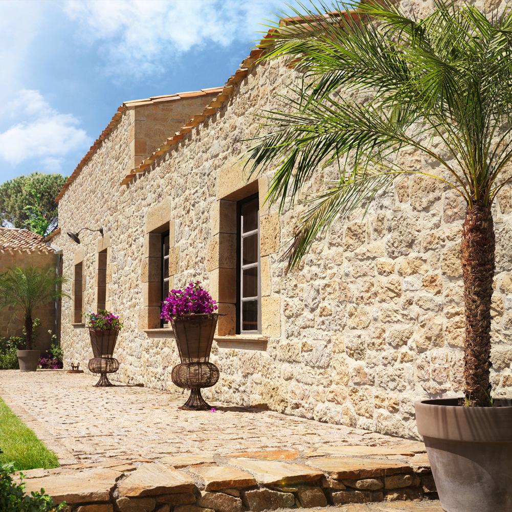 Parement MANOIR +/-0,5m2 ép.3cm - Coloris Terre de Sienne