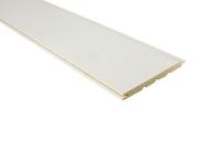 Lambris Finis raboté brossé Sapin du Nord - Profil Kinna, rainage en bout - 12 x 135MM L. 2,5M - Blanc polaire