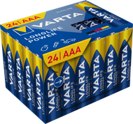 Pile Alcaline VARTA  Longlife Power  AAA/LR03 - Lot de 24 unités