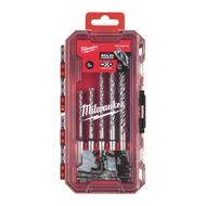 Set de 5 forets MX4 4 taillants SDS-PLUS - Milwaukee