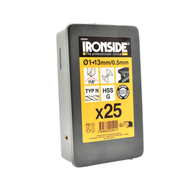 Coffret 25 forets métal HSS PRO 1à13mm