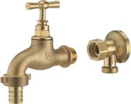 KIT APPLIQUE MF MOB. 1/2+ROB.PUI. M 1/2 RACCORD AU NEZ Ø15 - BRUT