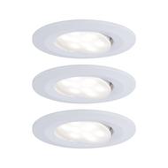 Encastré Calla LED orientable 30° D.90mm x3 6W 680lm 4000K blanc 230V BBC/IP65