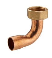 RACCORD COUDE ECROU PRISONNIER F 1/2-Ø12 