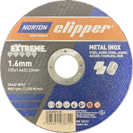 Disque à tronçonner EXTREME METAL/INOX 125x1,6x22,23 T41