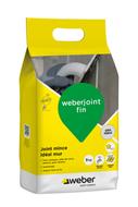 Joint mince, idéal pour pose sur mur WEBERJOINT FIN Gris perle E07 5kg
