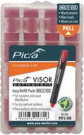 Mines rouge marqueur permanent visor - Pica